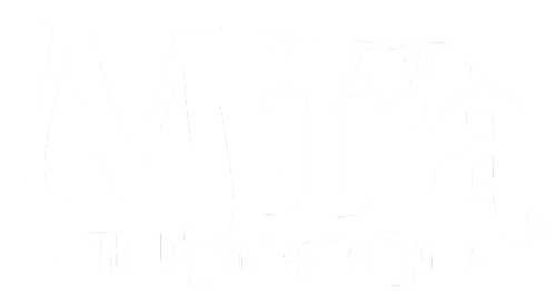 Logo for Mira and the Legend of the Djinns in white font.